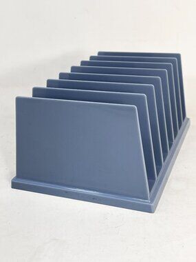 VTG Blue WT Rogers MIGHTY SORTER No.2523 Mail Holder Organizer Desktop Office